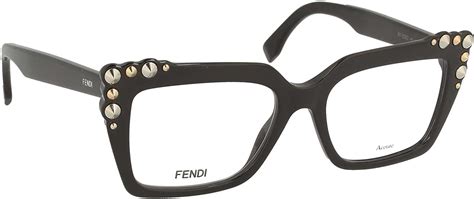 Fendi FF 0262 Eyeglasses 807 Black 51mm for sale online 